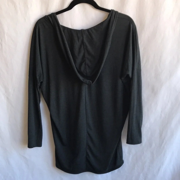 Tresics charcoal gray lightweight hoodie top - Picture 4 of 5
